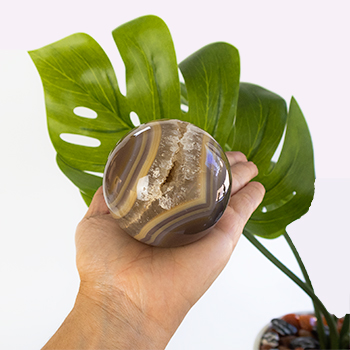 Agate Natural Sphere
