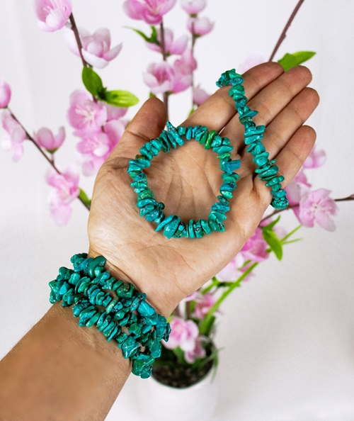 Turquoise Chip Bracelet