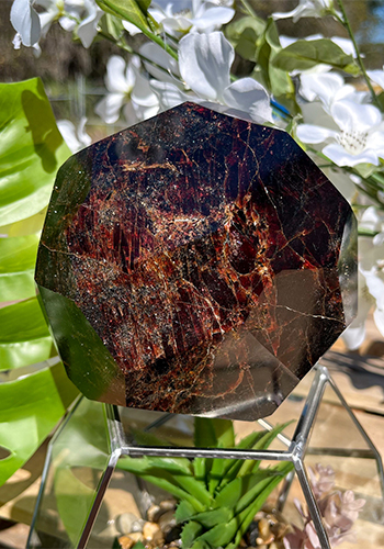 Faceted Garnet