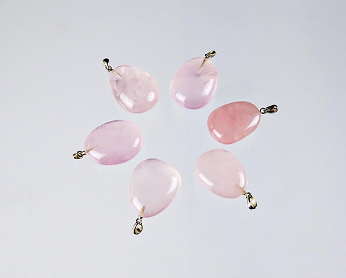 Rose Quartz Tumbled Pendant