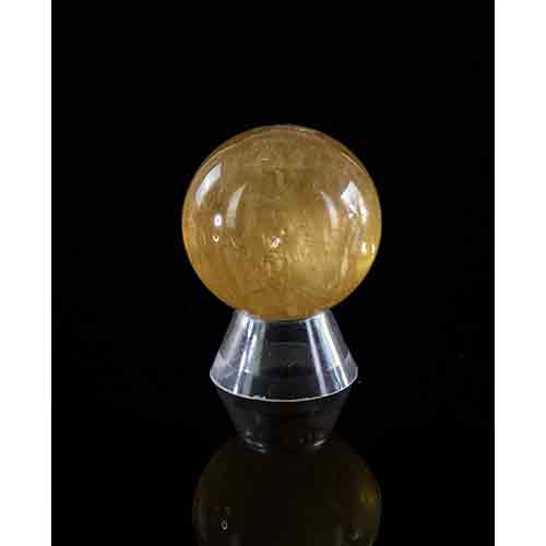 Honey Calcite Sphere