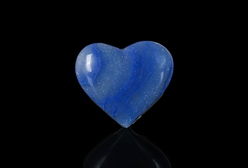 Blue Quartz Heart