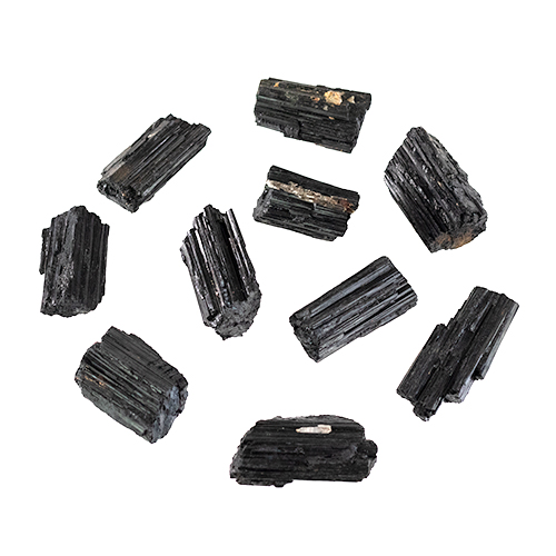 Black  Tourmaline  Log  Small 10 Pack