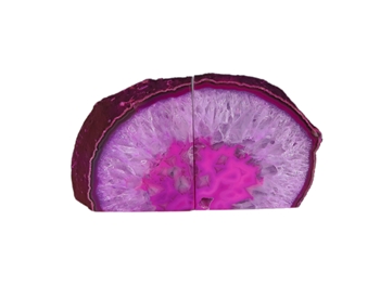 Agate Bookends Pink