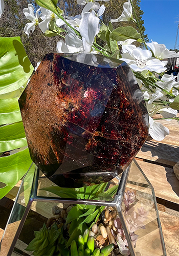 Faceted Garnet