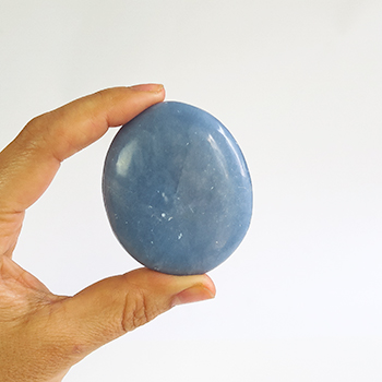 Angelite Palm Stone
