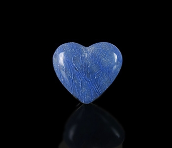 Blue Quartz Heart