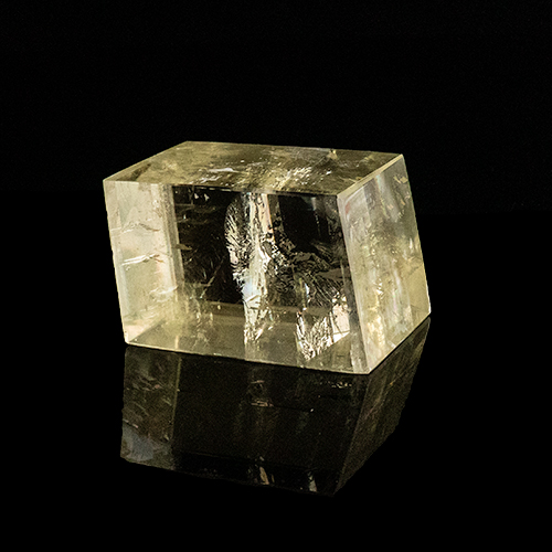 Optical Golden Calcite Polished