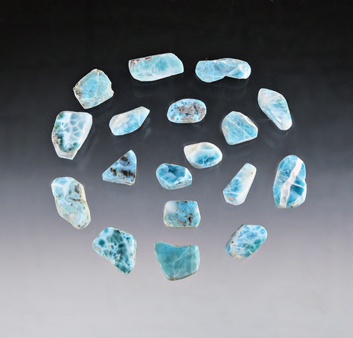 Larimar  Slabs (Mini) 18 Pack