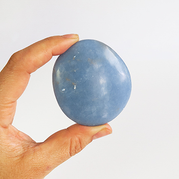 Angelite Palm Stone