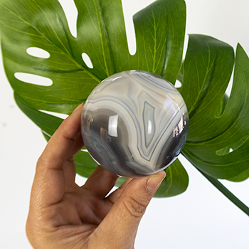 Agate Natural Sphere