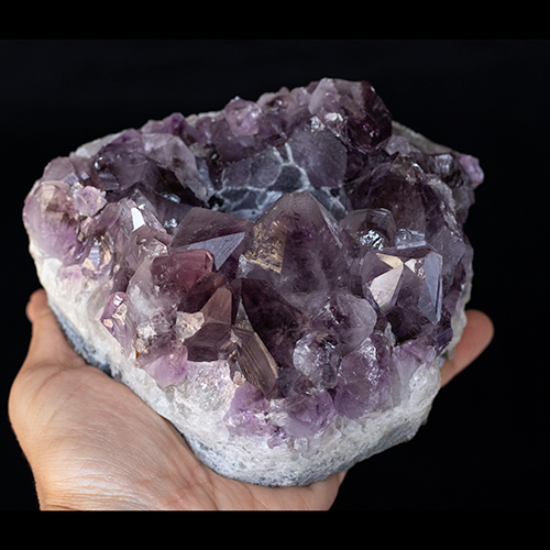 Candle Holder, Amethyst