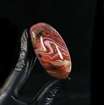 Natural Sardonyx  Palm Stone