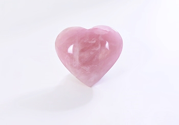 Rose Quartz Heart
