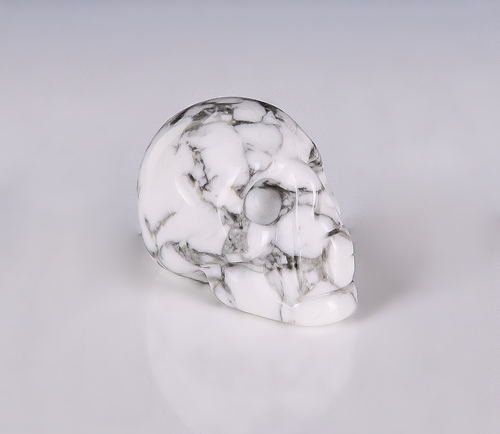 Howlite Skull