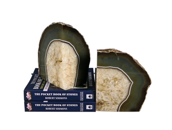Agate Bookends Brown