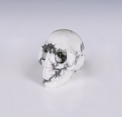 Howlite Skull