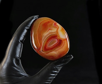 Natural Sardonyx  Palm Stone