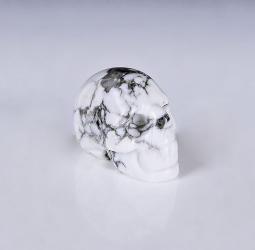 Howlite Skull