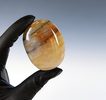 Hematoidal  Multi Color Palm Stone