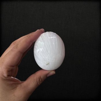 Scolecite Palm Stone