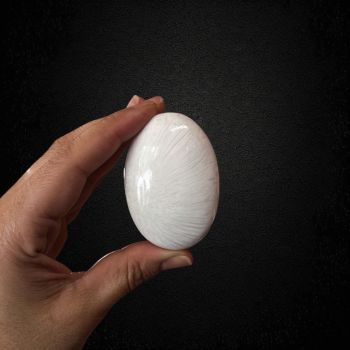 Scolecite Palm Stone