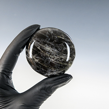Black Moonstone Palm Stone