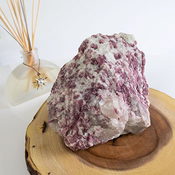 Pink Tourmaline in Quartz