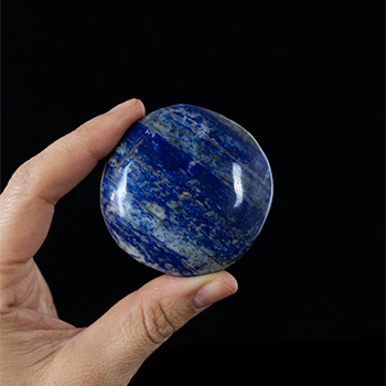 Lapis Palm Stone