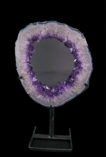 Amethyst Ring  On Metal Base #2