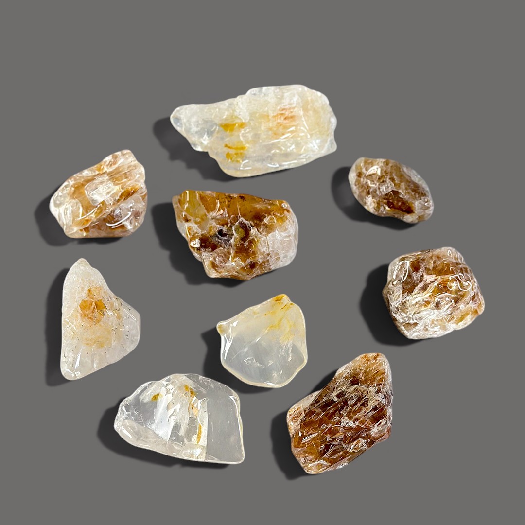 Hematoidal Quartz Free form 9 Pack