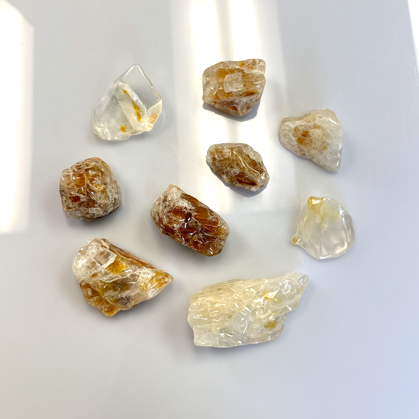 Hematoidal Quartz Free form "Hot Deal" 9 Pack