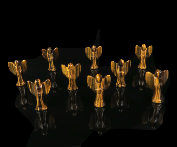 Angel, Tiger Eye Small- (Unit) #2