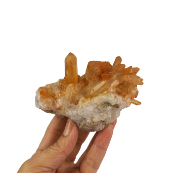 Tangerine Quartz Cluster