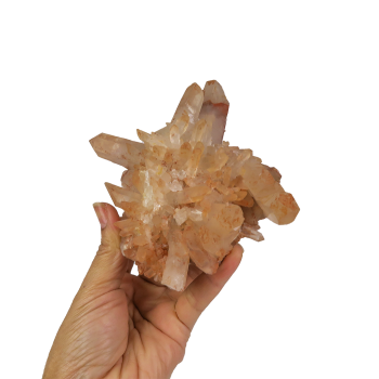 Tangerine Quartz Cluster