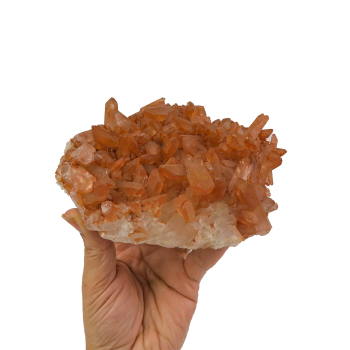 Tangerine Quartz Cluster