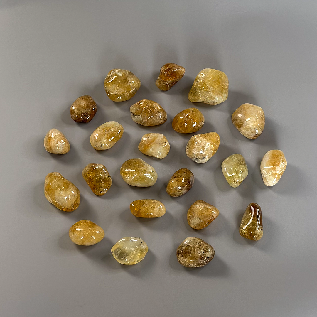 Citrine Tumbled (Oversized) 23 Pack