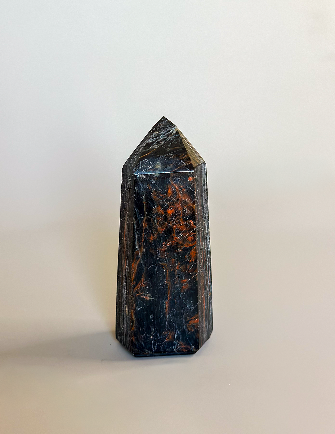 Black Tourmaline W/Hematite Generator