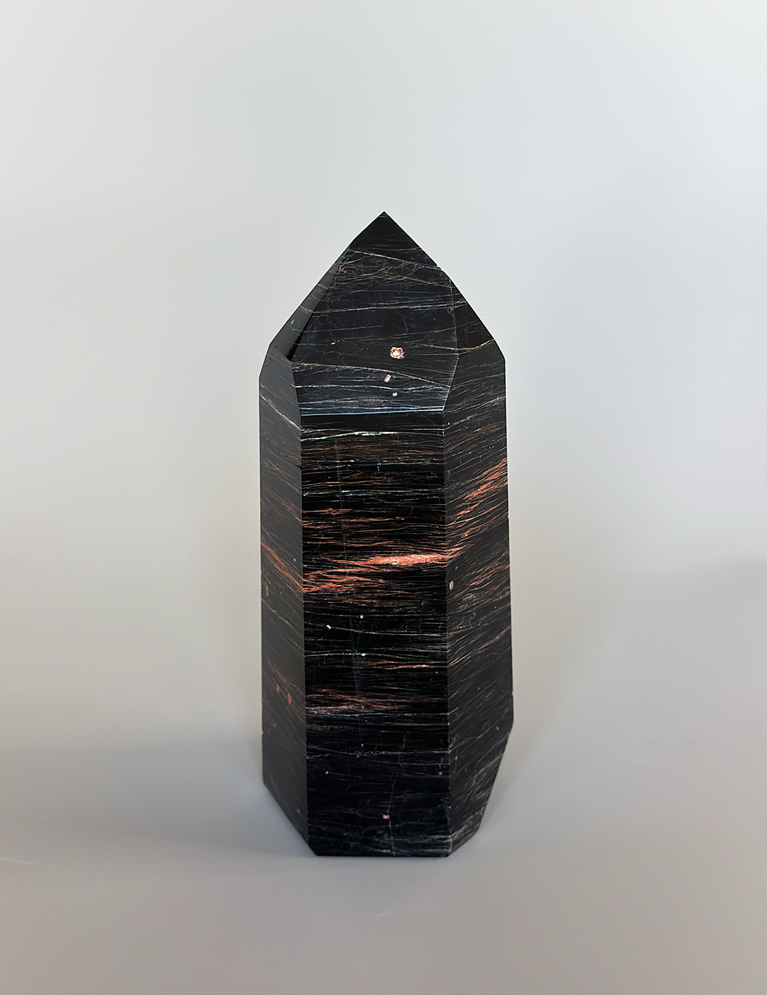 Black Tourmaline W/Hematite