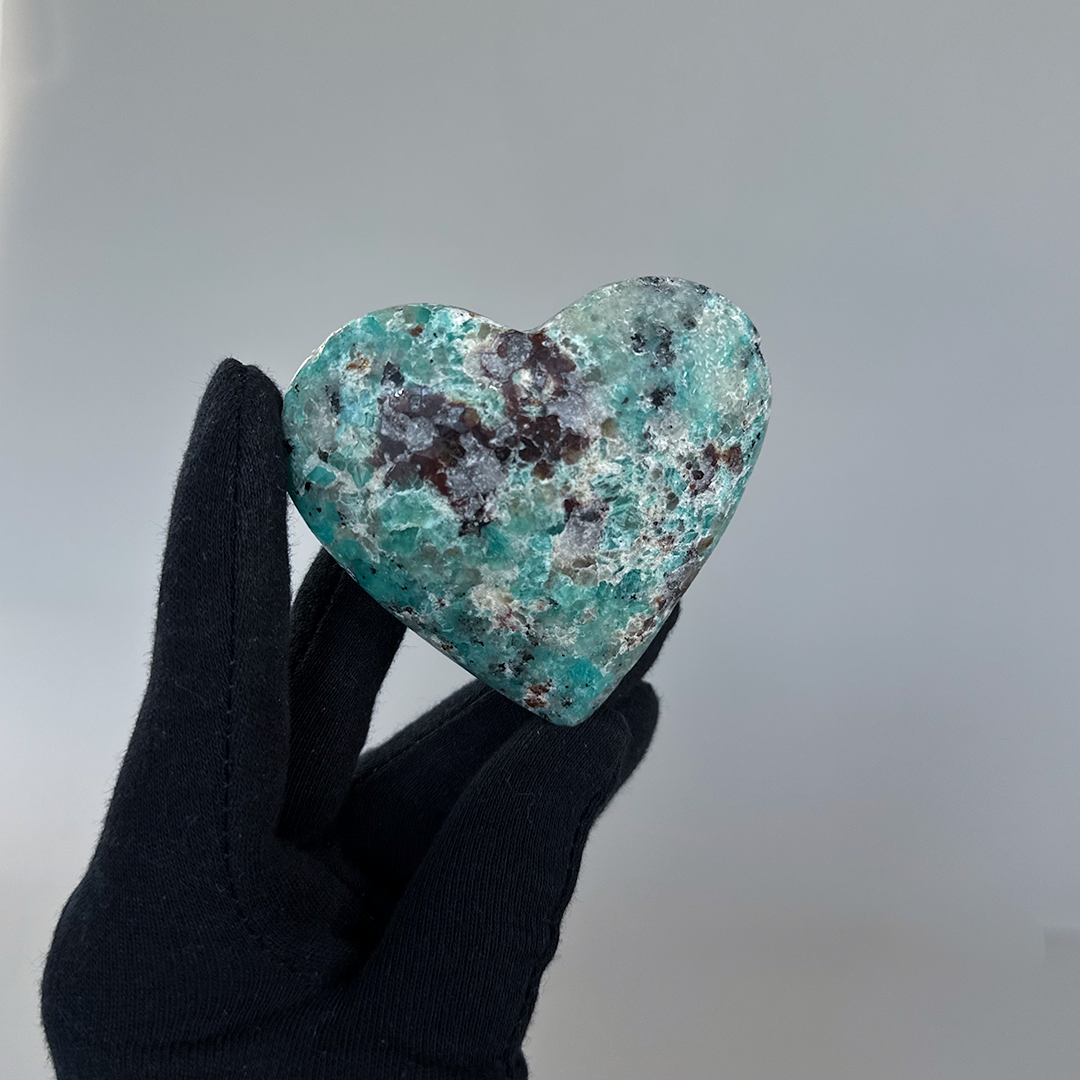 Amazonite Heart