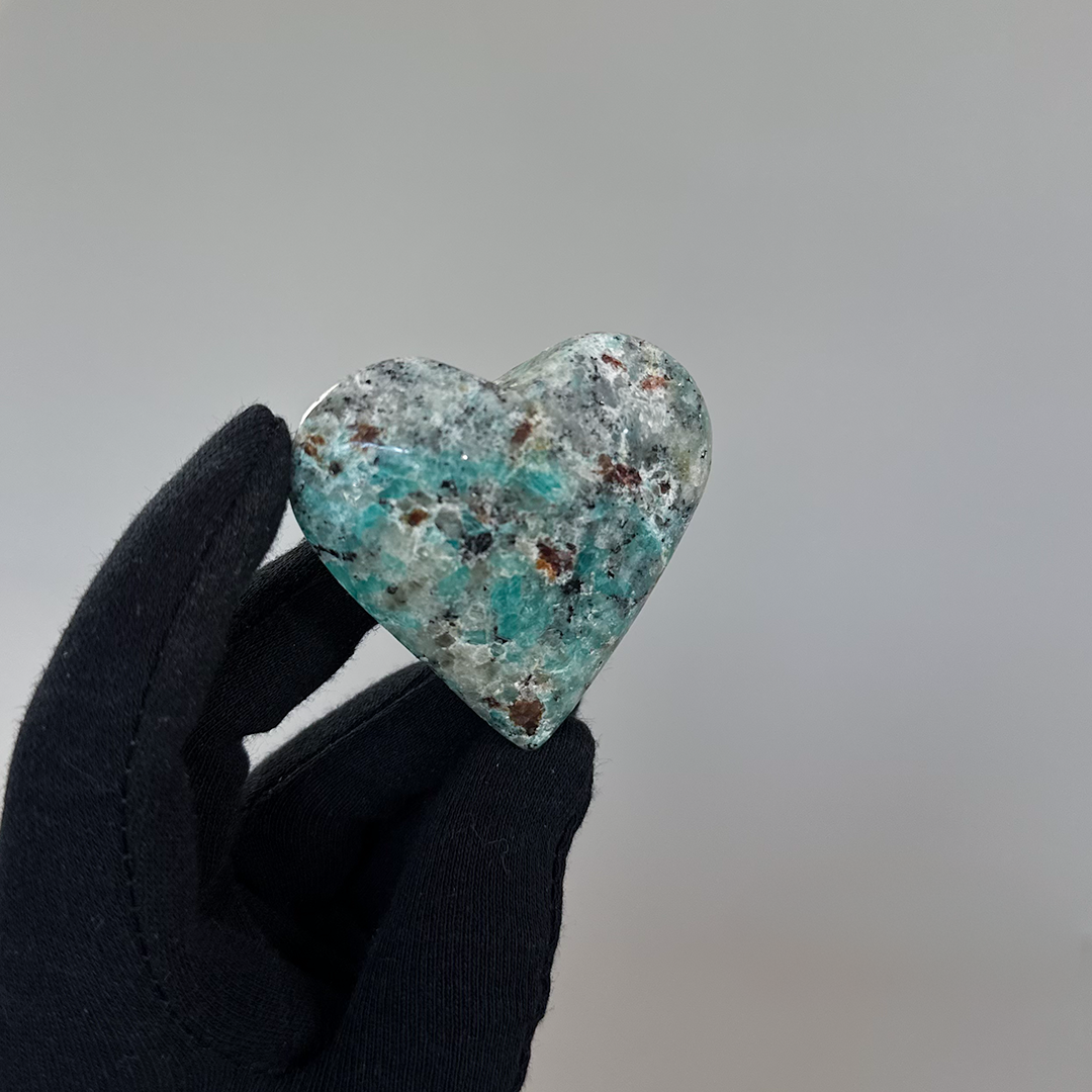 Amazonite Heart