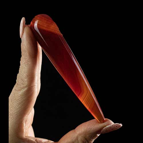 Agate Carnelian Massage Wand