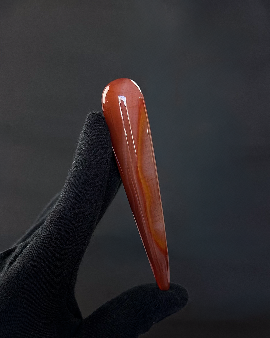 Agate Carnelian Massage Wand