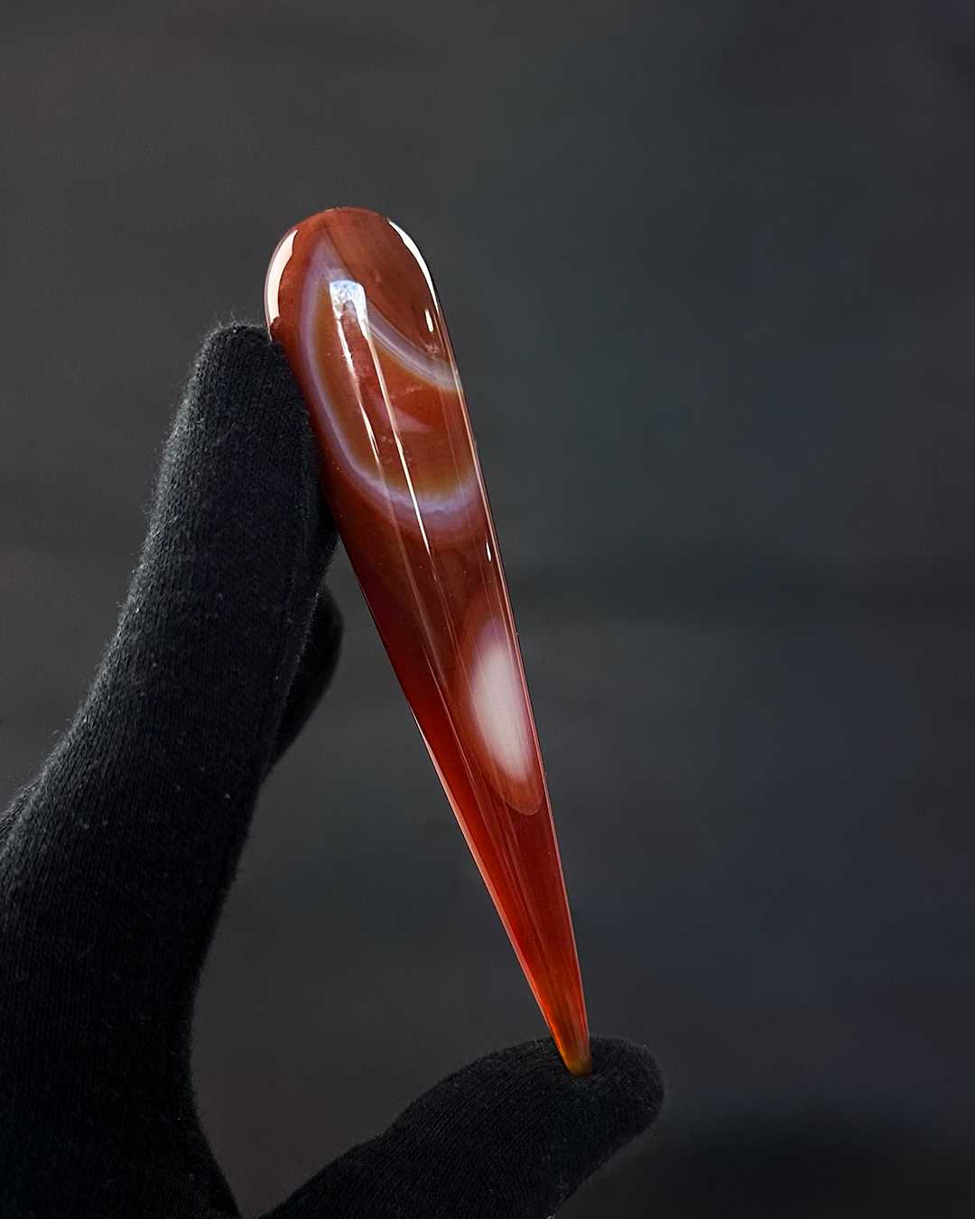 Agate Carnelian Massage Wand