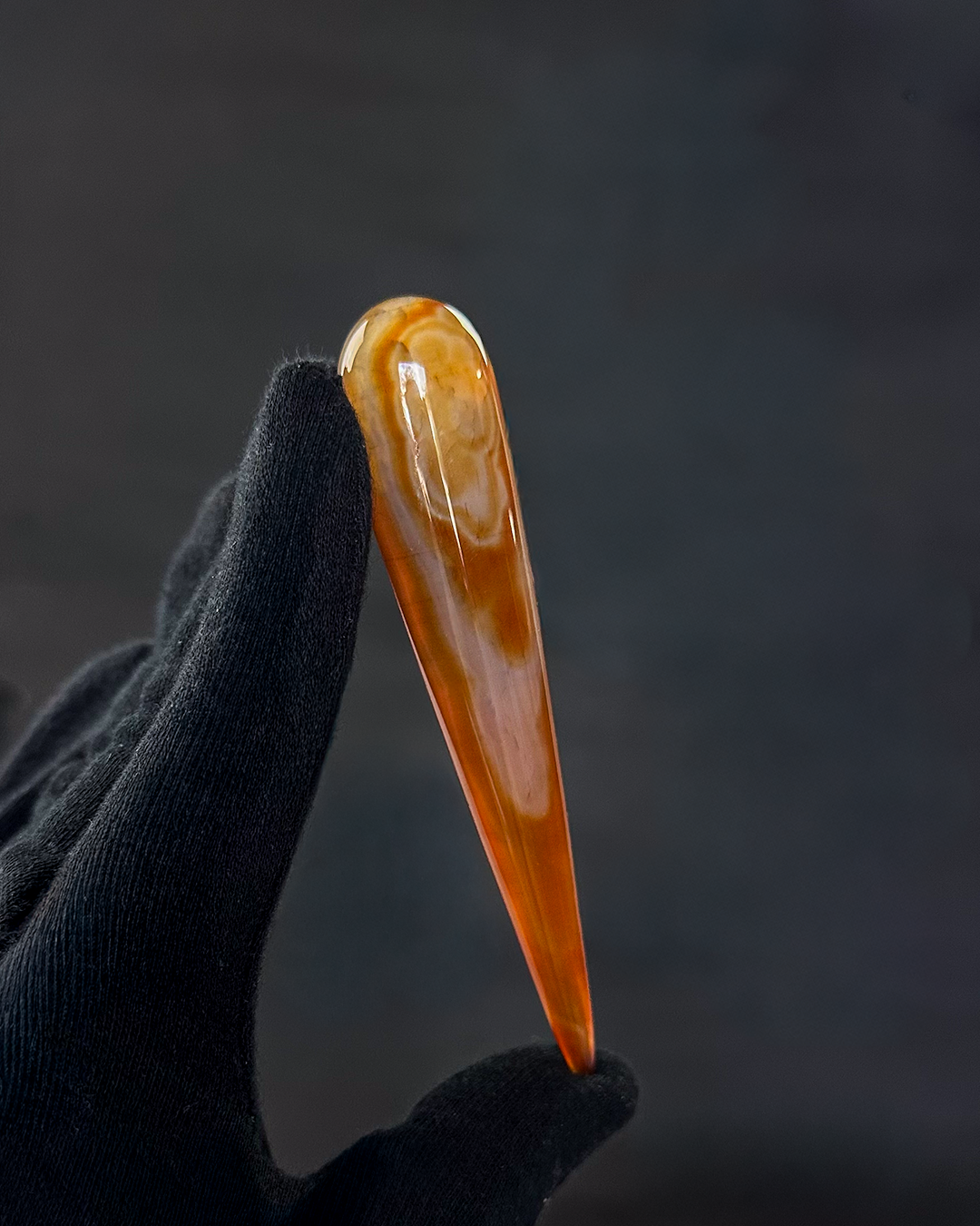 Agate Carnelian Massage Wand