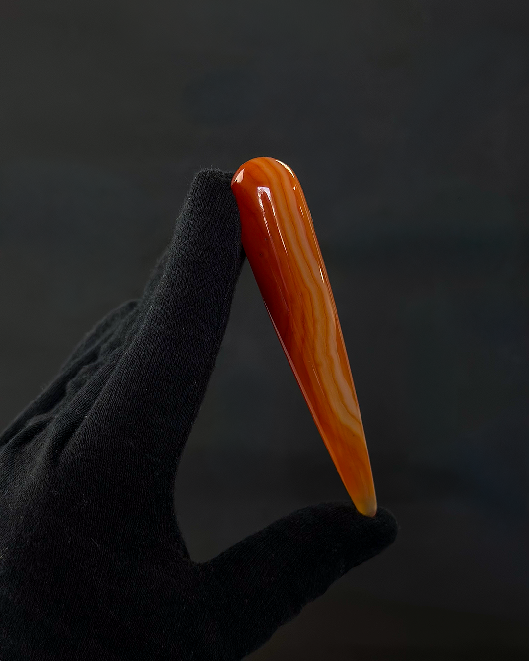 Agate Carnelian Massage Wand