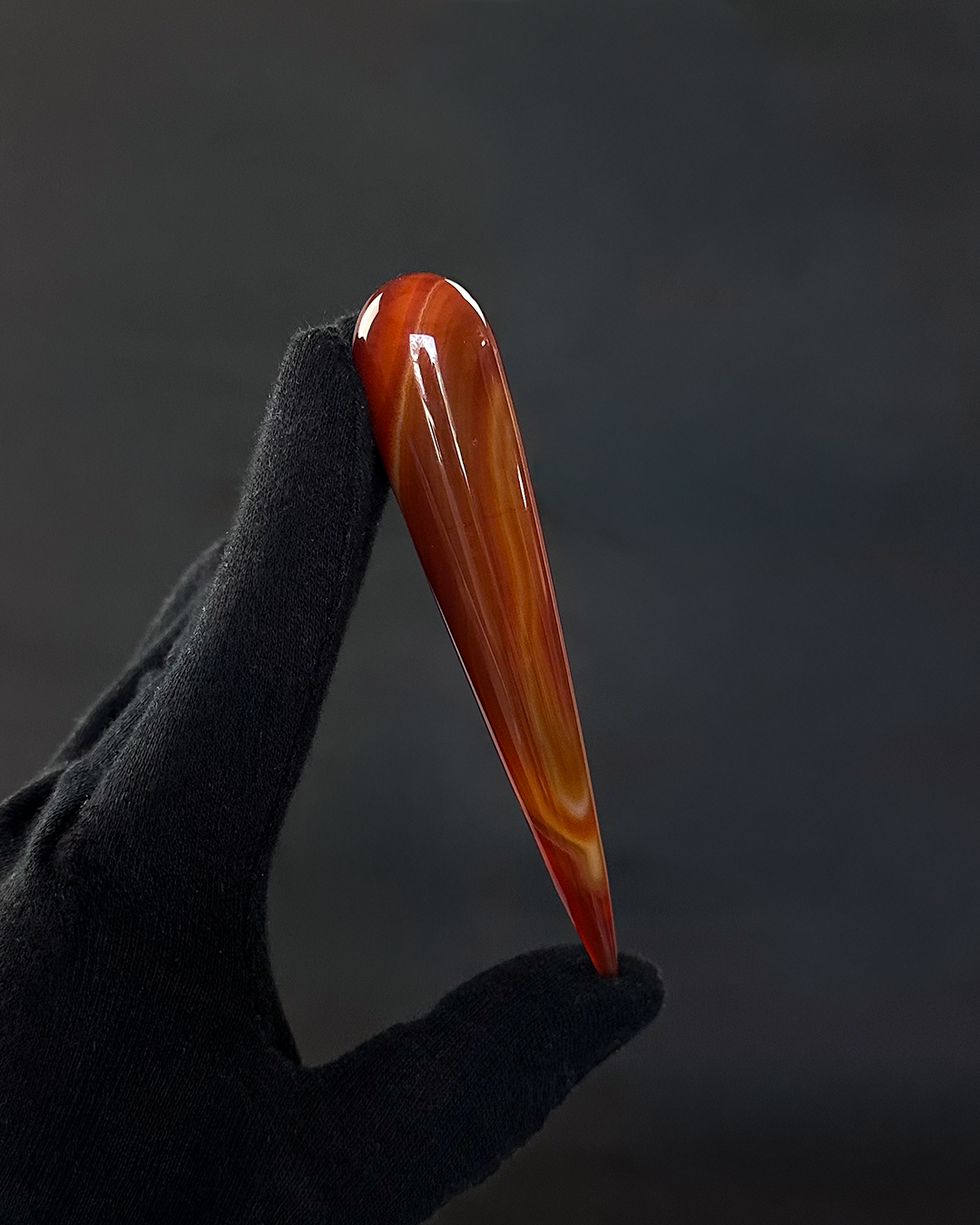 Agate Carnelian Massage Wand