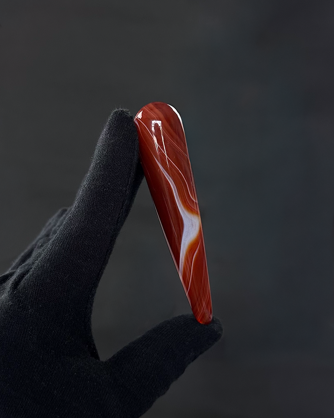 Agate Carnelian Massage Wand