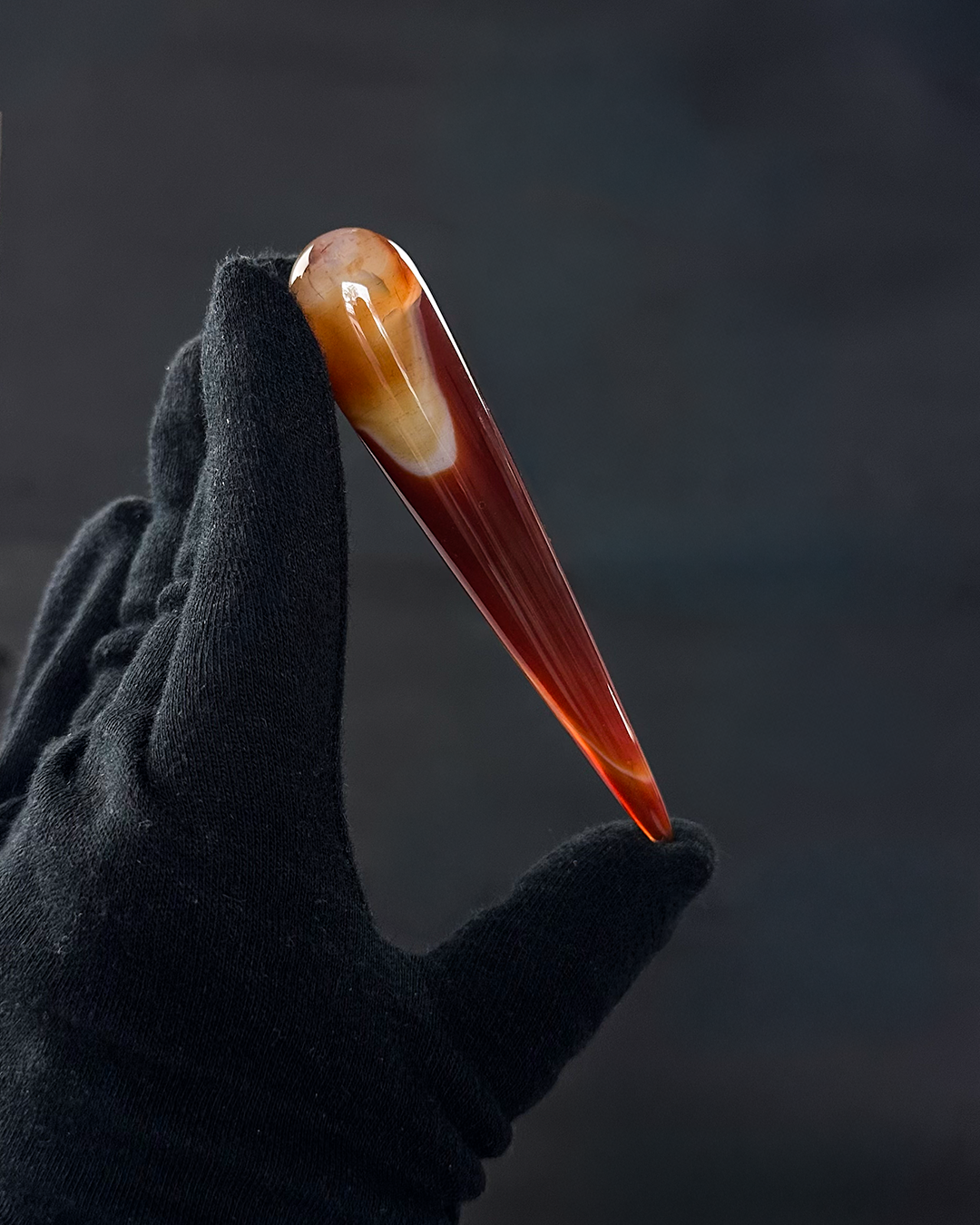 Agate Carnelian Massage Wand