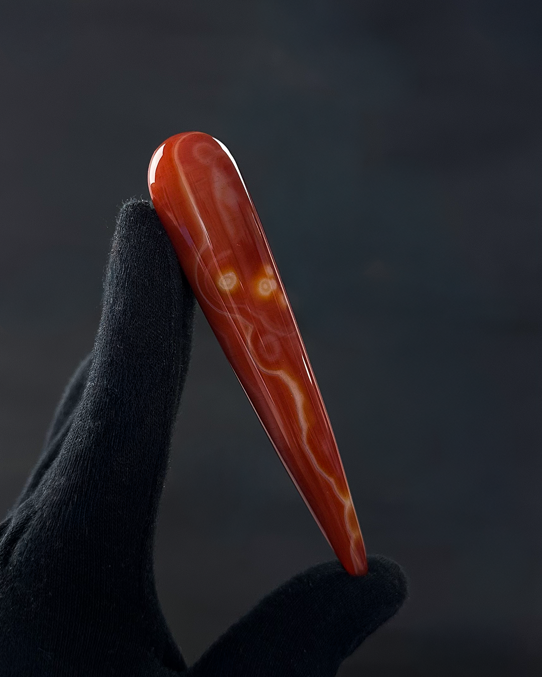 Agate Carnelian Massage Wand